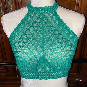 Saki Lace Halter Bralette